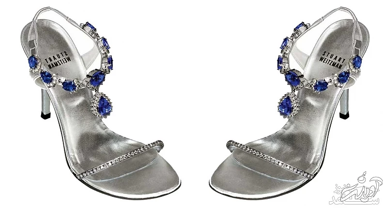 کفش‌های پاشنه بلند تانزانیت استوارت ویتزمن